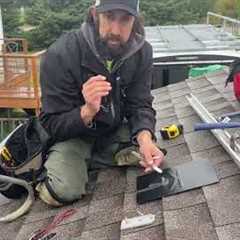 Solar Asphalt Roof Flashing | No Leaks!