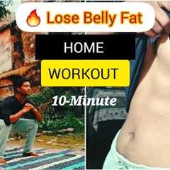 🔥 Lose Belly Fat in 7 Days – 10-Minute Home Workout (No Equipment!)