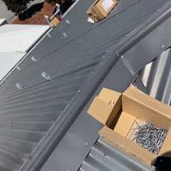 How to install solar panels on a tin/metal roof.