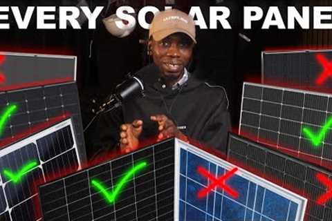 Every Solar Panel type EXPLAINED!