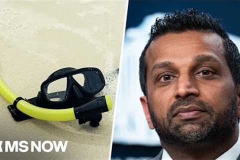 'SACRILEGE': Kash Patel goes on VIP SNORKELING TRIP at PEARL HARBOR Memorial