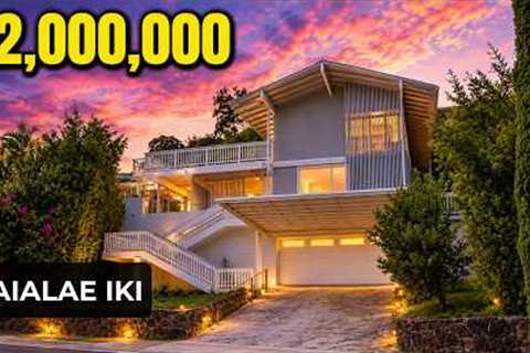 The Land Alone Is Worth $1.4M: Waialae Iki Home Tour, Diamond Head | Oahu Home Tours