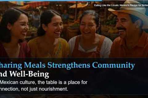 Eating Like the Locals: Mexico's Recipe for Better Health