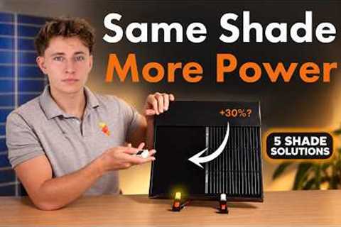 Don't Waste Money On Solar Panel Shading! 5 Ways To Solve It For FREE