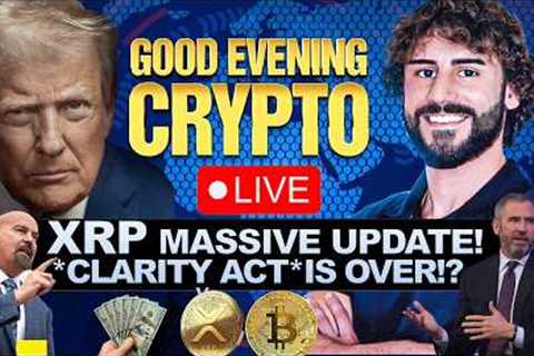 🚨 BREAKING: SENATE *BOMBSHELL* CLARITY ACT VOTE FAILS! 🚨 WHAT COMES NEXT & XRP CRASH IS OVER!?
