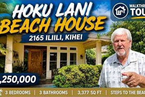 Inside a $3.25M Kihei Beach House | Hoku Lani Walkthrough Tour 2165 Iliili Rd