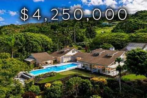 Touring a $4.25M Hawaii Paradise on 3+ Private Acres