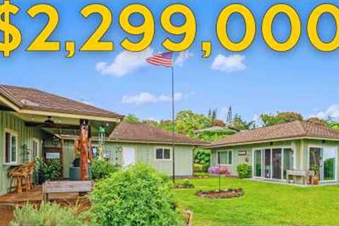 Hawaii Luxury Real Estate - 4-car garage, Home Theater, Solar PV, and an Entire Guesthouse
