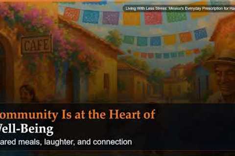 Living With Less Stress: Mexico's Everyday Prescription for Happiness