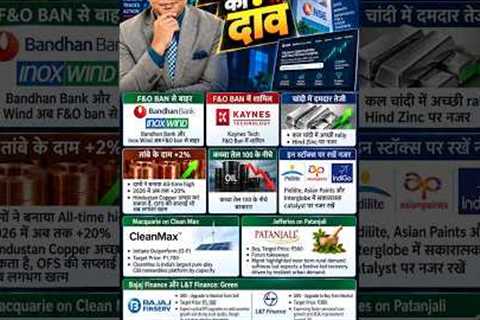 Today’s actionable stock ideas |  #anujsinghal | N18S