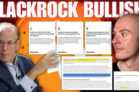 BlackRock Believe Ai Will Cause A Crypto Explosion!!!! Canada And Russia Major Crypto Announcements!