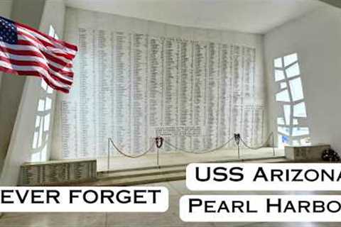 Pearl Harbor Visit USS Arizona Memorial Experience - Oahu Hawaii Travel Vlog