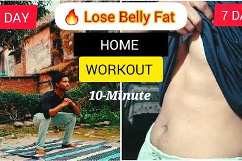 🔥 Lose Belly Fat in 7 Days – 10-Minute Home Workout (No Equipment!)