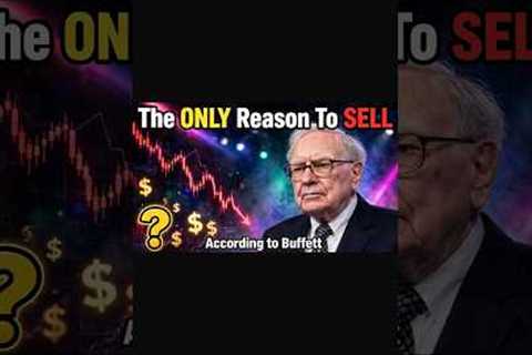 The best way to sell a stock is to buy a stock you never want to sell. This clip is a few years old.