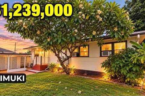 $1.24M Buys a Finished House, Not a Big Lot: Kaimuki Home Tour, Honolulu | Oahu Home Tours