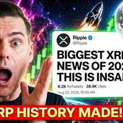 BIGGEST XRP NEWS BOMBSHELL OF 2026!!!!!!!!!!! THIS IS HISTORIC!!!!!