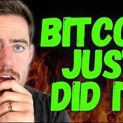 BITCOIN IS PUSHING FOR IT!