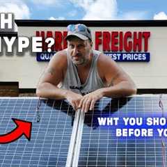 Harbor Freight Solar Panels and WHAT YOU NEED TO KNOW before you buy them