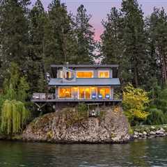 Lake Coeur D’Alene’s  Iconic House on a Rock Lists for $9.5M
