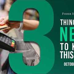 3 Things You Need to Know This Week | Consumer Credit, US Trade, Charitable Giving (Oct. 5, 2026)