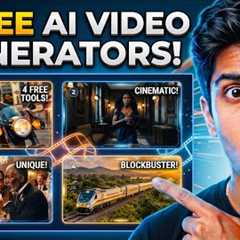 4 FREE AI VIDEO GENERATORS YOU NEED TO TRY IN 2026