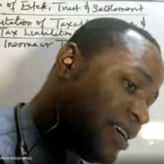 Taxation of Estates, Trust and Settlement 