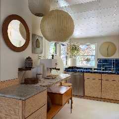 Rental Revamp: With the Owner’s OK, They Put $1,200 Worth of Plywood Into Their Topanga Kitchen