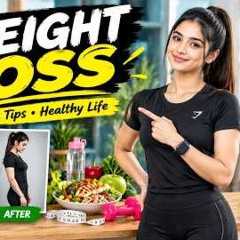Weight Loss Tips for Beginners | Lose Weight Naturally at Home 🔥 | Healthy Lifestyle