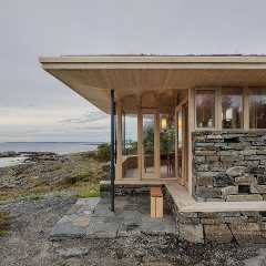 Entire Trees—Roots and All—Were Used to Build This Coastal Norwegian Home
