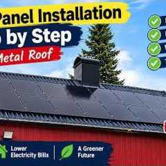 How I Installed Solar Panels on a Metal Roof | My Real Installation Step by Step