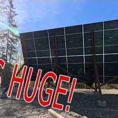 Building a massive custom-designed 8000 watt solar panel array!