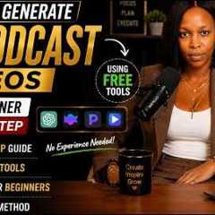 How to Create AI Podcast Videos as a beginner 