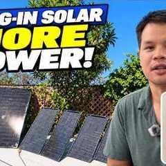 I Upgraded My Plug-In Solar—Bigger Panels + California’s New Law