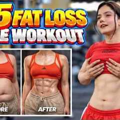 5 Best Fat Loss Exercises at Home 🔥| Day 12