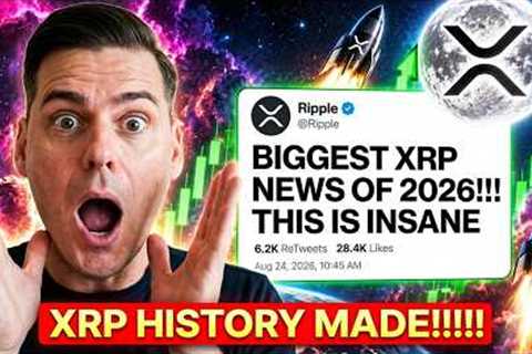 BIGGEST XRP NEWS BOMBSHELL OF 2026!!!!!!!!!!! THIS IS HISTORIC!!!!!