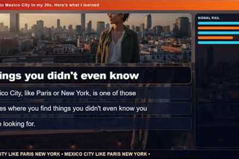 I moved to Mexico City in my 20s. Here's what I learned