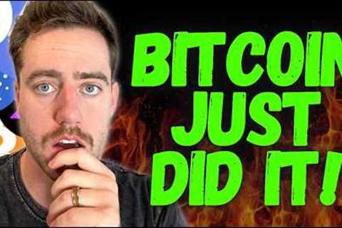 BITCOIN IS PUSHING FOR IT!