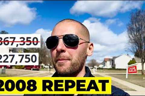 It's worse than 2008. Wall Street exiting the housing market at huge discounts.