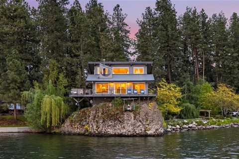 Lake Coeur D’Alene’s  Iconic House on a Rock Lists for $9.5M