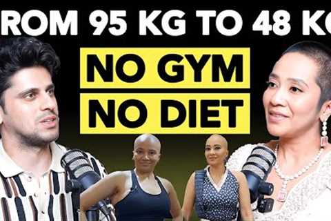 Lose Fat WITHOUT Gym | 95kg to 48kg Transformation | Diet Only Fat Loss Guide for Fast Results