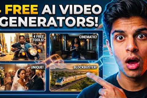 4 FREE AI VIDEO GENERATORS YOU NEED TO TRY IN 2026