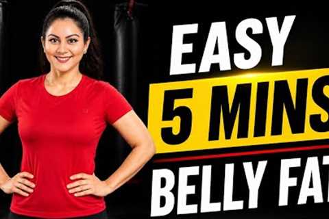 Easy Stomach Exercises To Lose Belly Fat For Beginners | Lose 3 Inch Off Your Waist In 7 Days