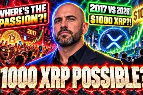WHAT HAPPENED TO THE PASSION IN CRYPTO? - 2017 VS 2026 XRP BREAKOUT IS $1000 POSSIBLE? - XRP NEWS!