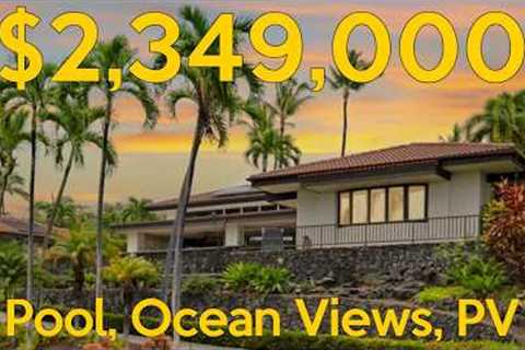 Keauhou Estates | Ocean View Pool Home with Solar & Guard Gate | Kailua-Kona, Hawaii