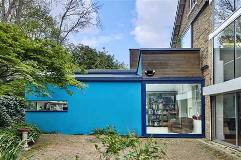 There’s a Bright Blue Studio at the Back of This £3.75M London Home