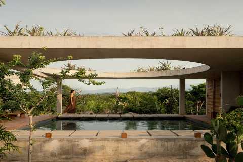 A Circular Opening in the Roof Cuts Straight to the Heart of This Oaxacan Home