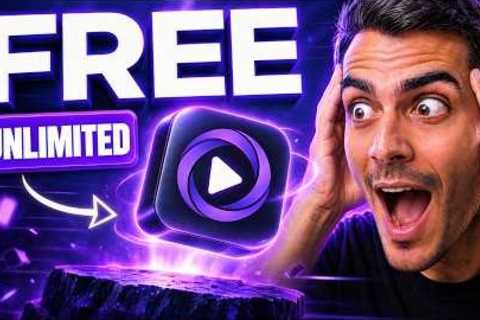This AI Video Generator Is FREE &amp; UNLIMITED (No Credits)