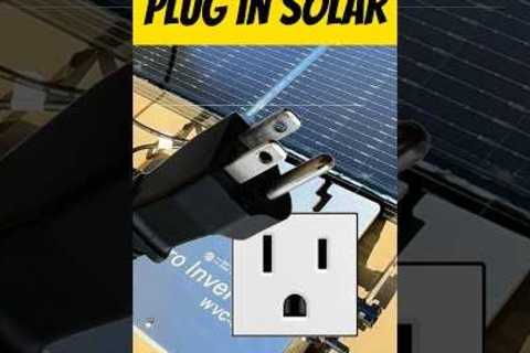 Plug In Solar in 2 Minute 🌞 (NO BS!)