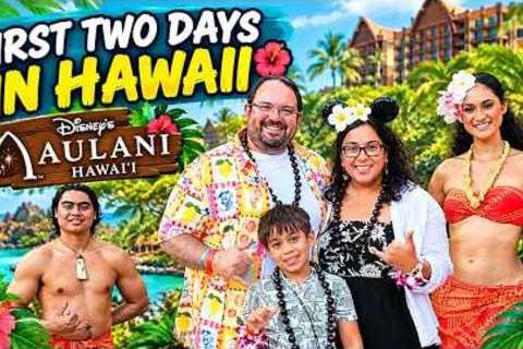 We Made It to Aulani! 🌺 Our First Two Days at Disney’s Hawaii Resort + Luau + Lazy River CLOSED