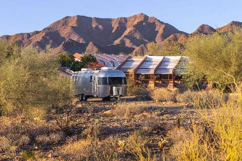 Frank Lloyd Wright Never Built His Travel Trailer. Now He Has an Airstream